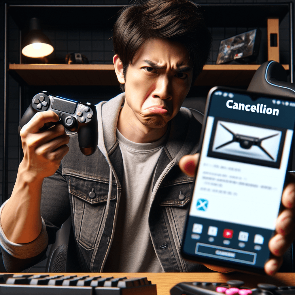 레노버 Legion Go 2 예약취소 통보를 받은 게이머의 모습