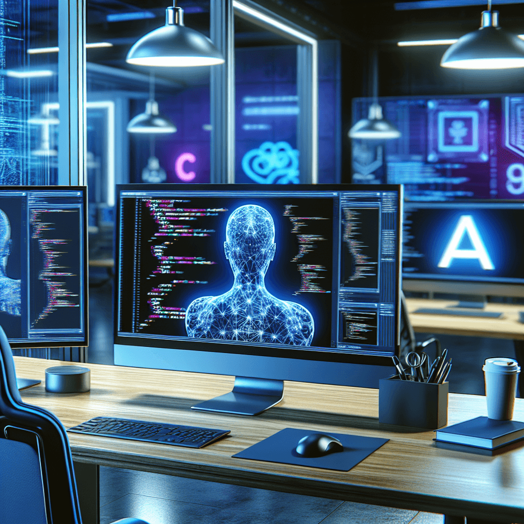 마이크로소프트 Visual Studio Code에서 Claude AI를 사용하는 개발자 화면