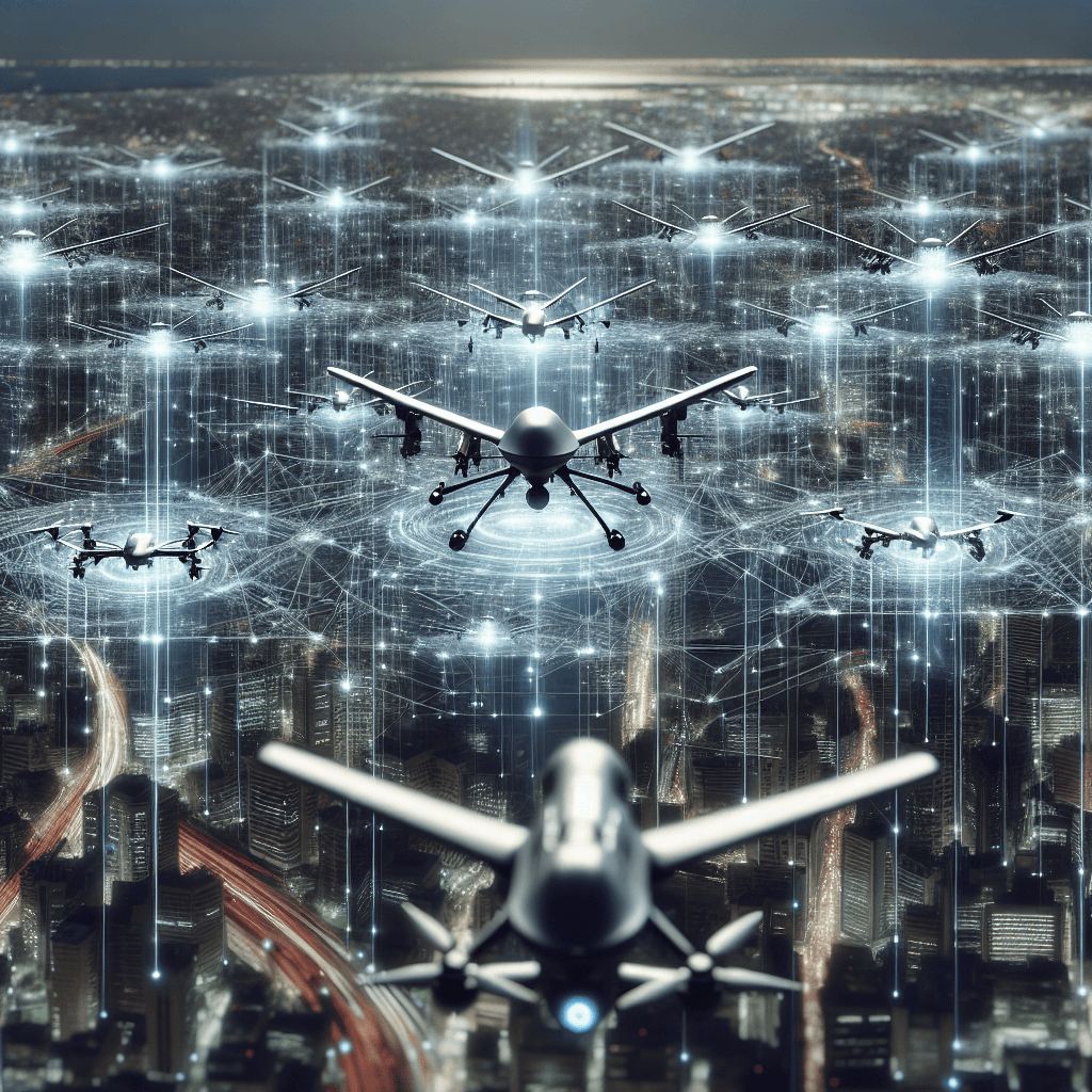 우크라이나 다층 드론 방어 시스템 운용 모습