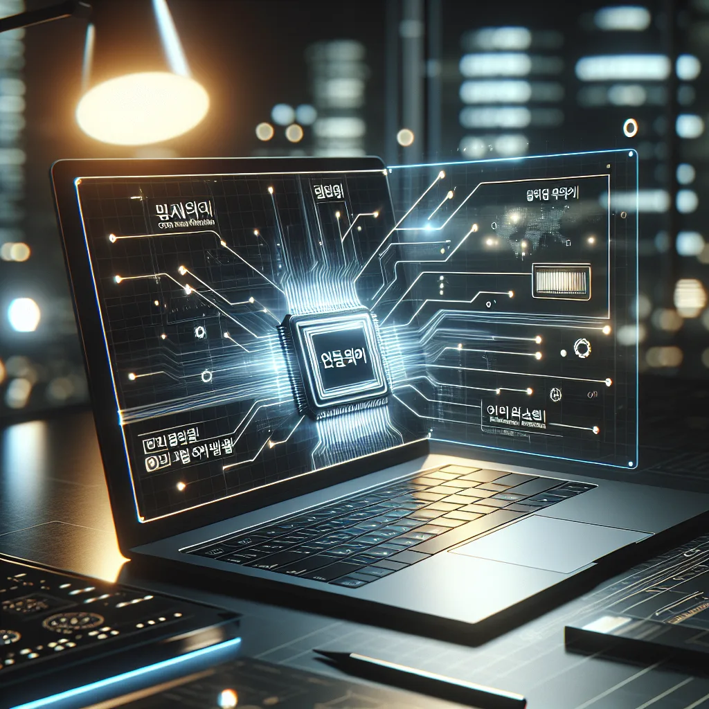 애플 M5 칩이 탑재된 새로운 맥북 프로 이미지