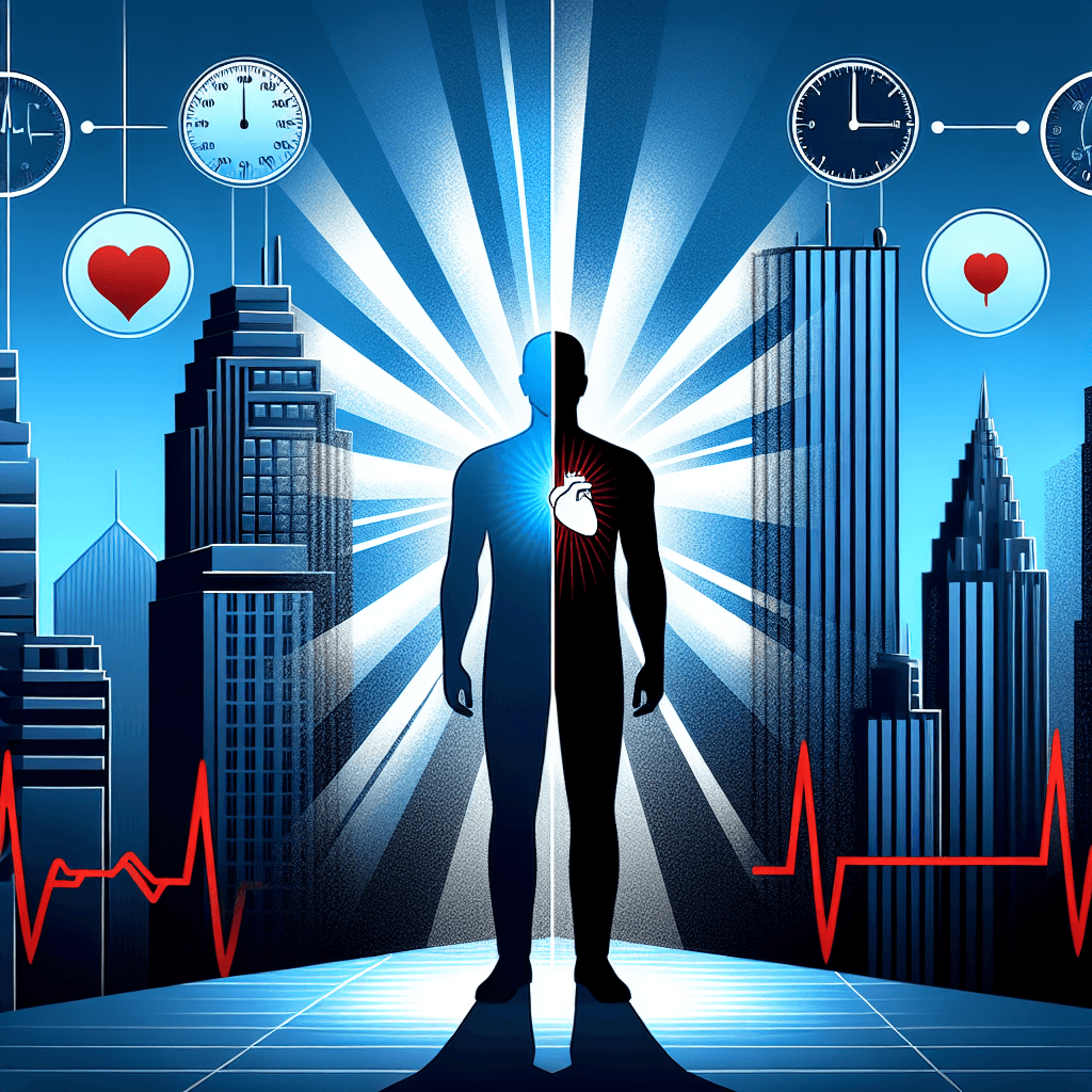 사회적 지위에 따른 스트레스 반응 차이를 보여주는 인포그래픽